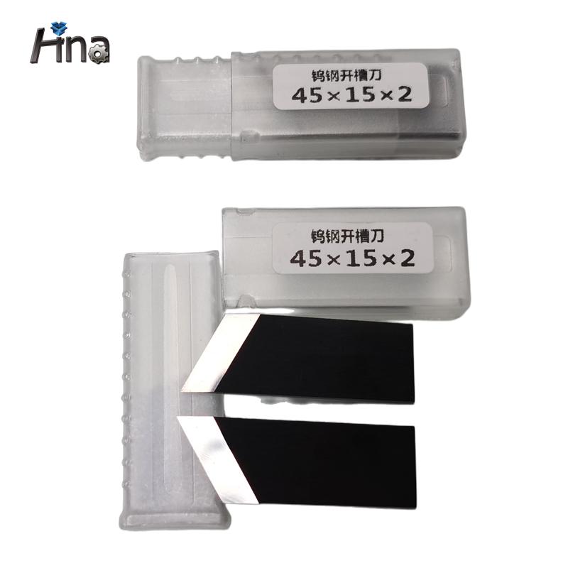 Tungsten steel grooving blades for v-slots grooving machine