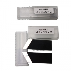 Tungsten steel grooving blades for v-slots grooving machine