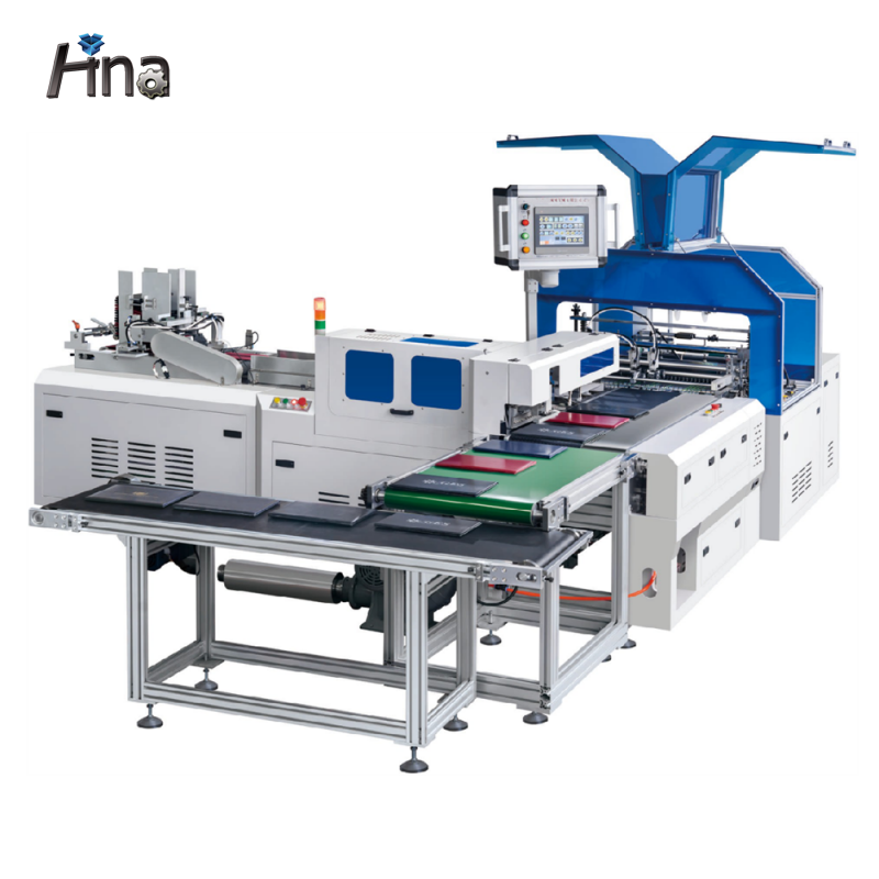 Automatic Bag inserting Machine for notebook plastic packaging
